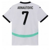 Camiseta Austria Marko Arnautovic #7 Visitante Equipación Eurocopa 2024 manga corta